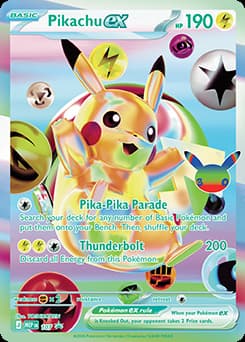 Pikachu ex Day promo